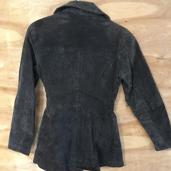 BB Dakota women's Sm brown leather lined  jacket - Picture 2 of 5